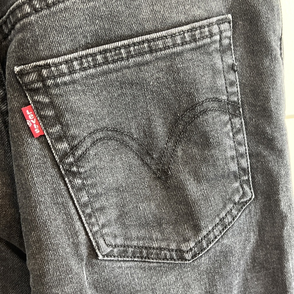 Levis Ribcage Straight Ankle jeans Womens 28 measure 28.5X26 Button Fly denim - Picture 8 of 15
